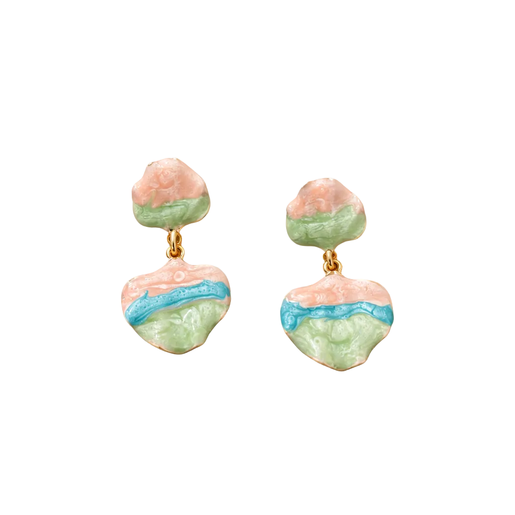 Summer Pastel Shell Earring