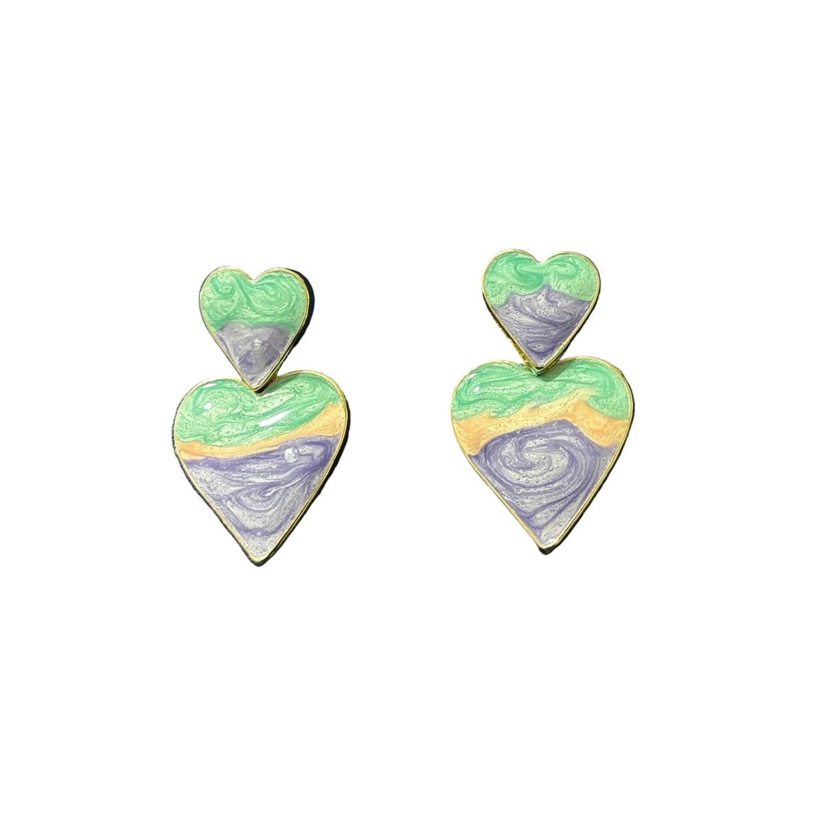 Summer Sea Heart Earring