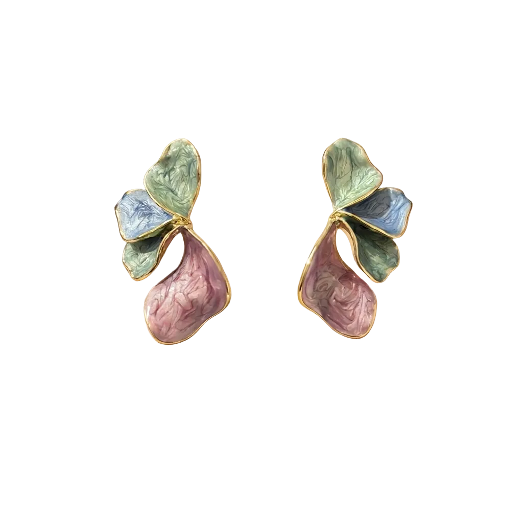 Winter Petal Earring