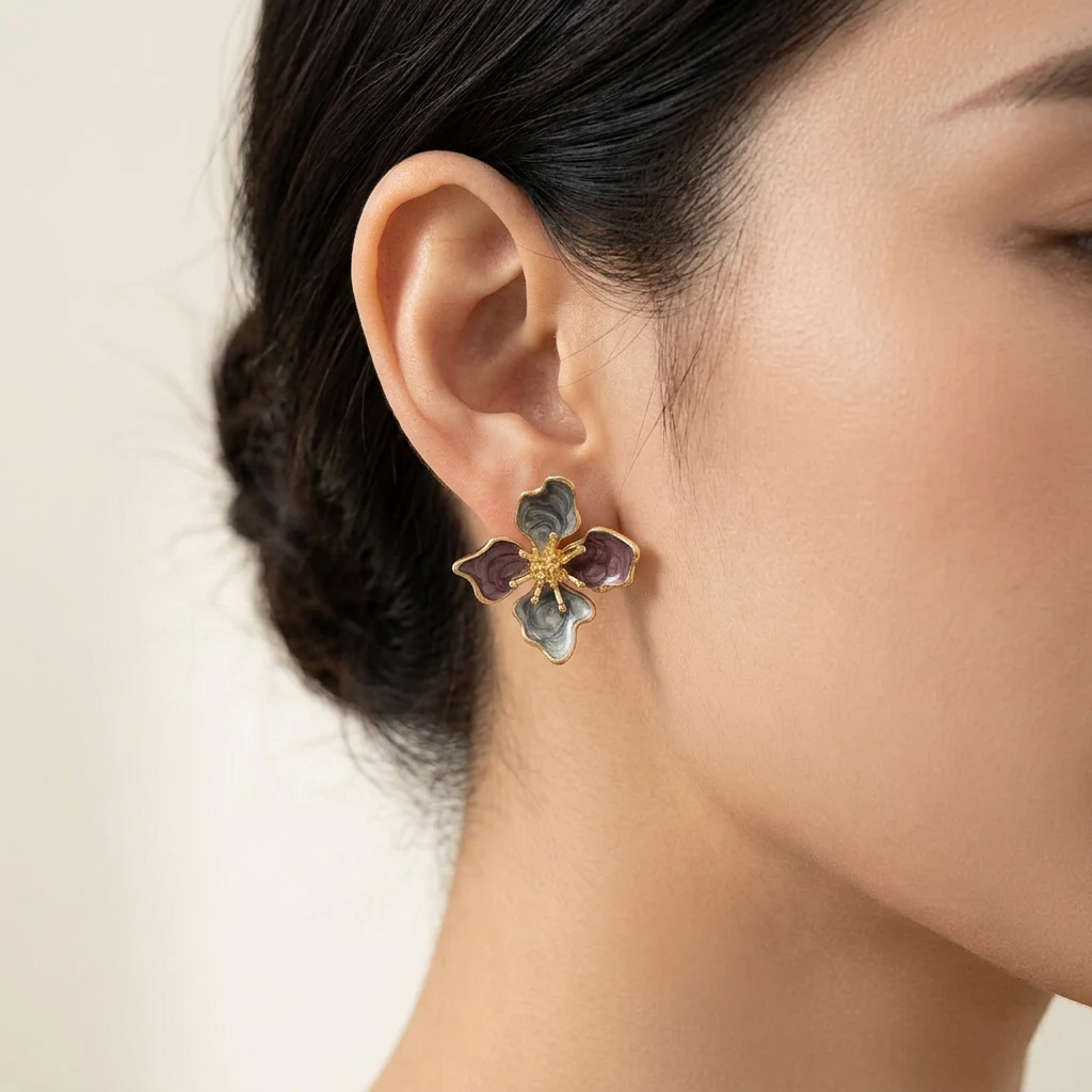 Dawn Floral Earring