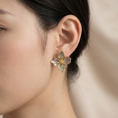 Evening Floral Earring