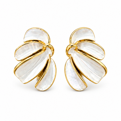 Runaway Bride White Earring