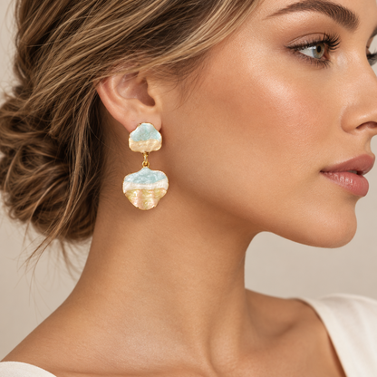 Summer Beach Shell Earring