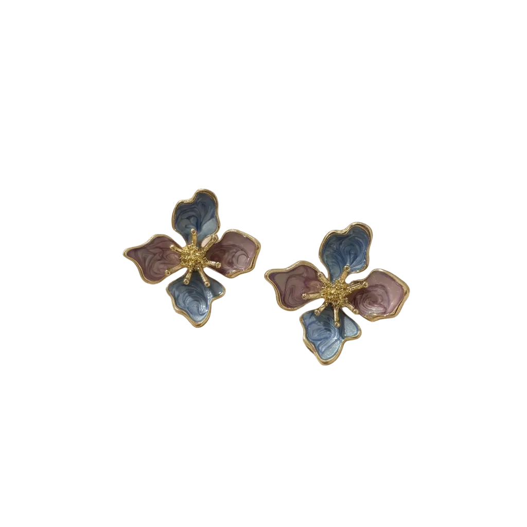 Winter Floral Earring