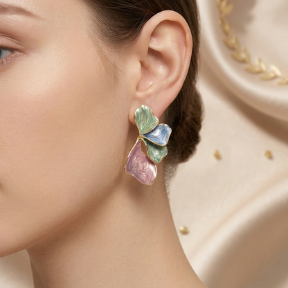 Winter Petal Earring